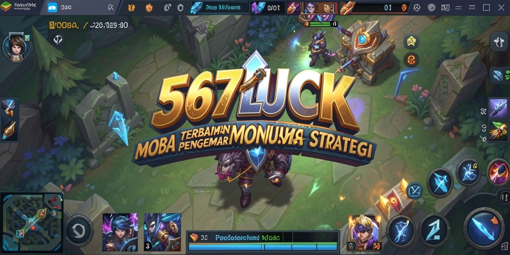 Tampilan gameplay menarik di 567LUCK dengan karakter yang beraksi.