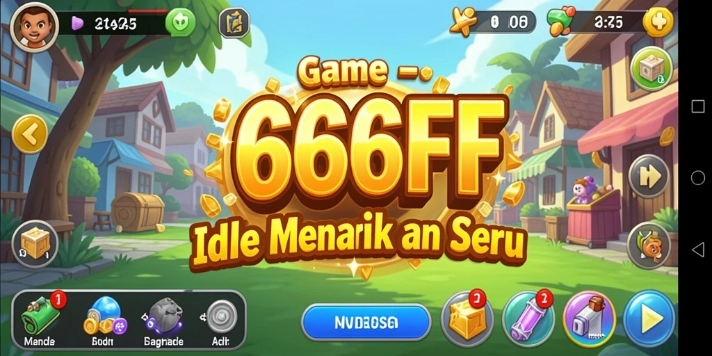 Tampilan gameplay 666FF yang menarik dan penuh warna.