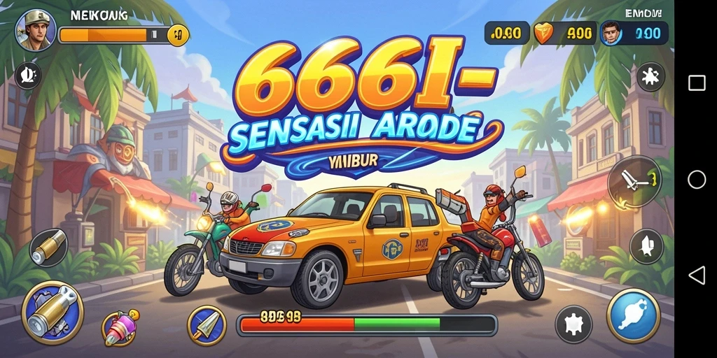 Screenshot gameplay 666I dengan aksi seru dan cepat.