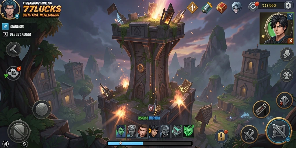 Gameplay seru Tower Defense dengan berbagai menara dan strategi.
