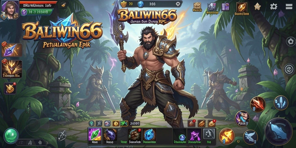 Tangkapan layar BALIWIN66 menampilkan aksi pertarungan yang seru dalam dunia RPG.