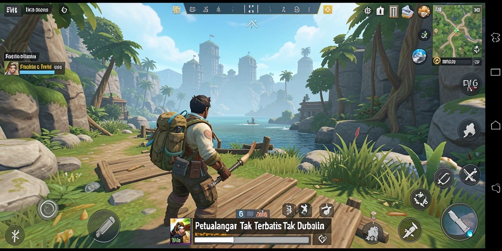 Screenshot FW66 menunjukkan eksplorasi mendalam di dunia terbuka.