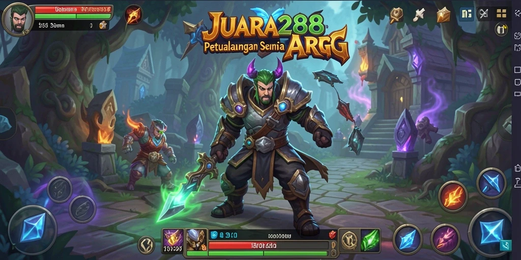 Screenshot gameplay JUARA288 menampilkan aksi seru dalam pertempuran ARPG.