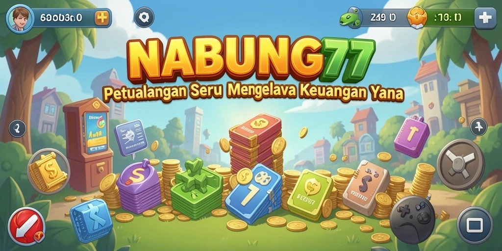 Tampilan menarik dari gameplay petualangan NABUNG77 yang mendidik.