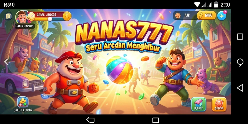 Screenshot gameplay <strong>NANAS777</strong> menunjukkan level yang menantang dan karakter unik.