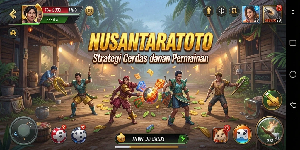 Tampilan utama gameplay NUSANTARATOTO yang mendebarkan.