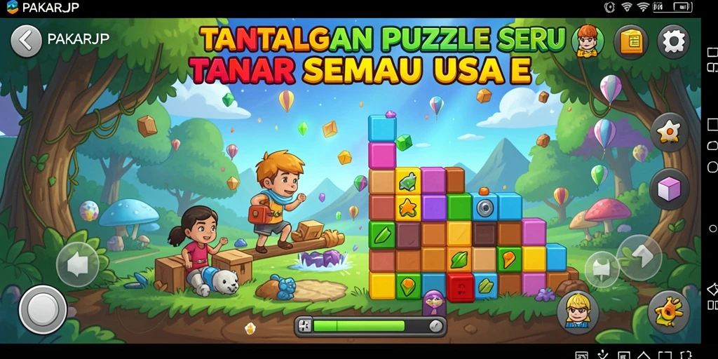 Tampilan gameplay PAKARJP yang menantang dan seru.