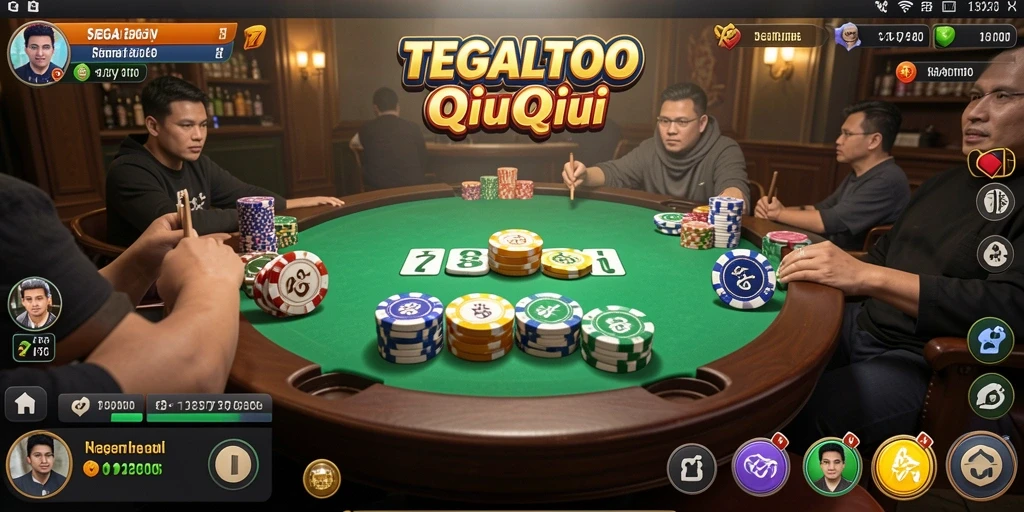 Gameplay seru QiuQiu di TEGALTOTO yang mengasyikkan.