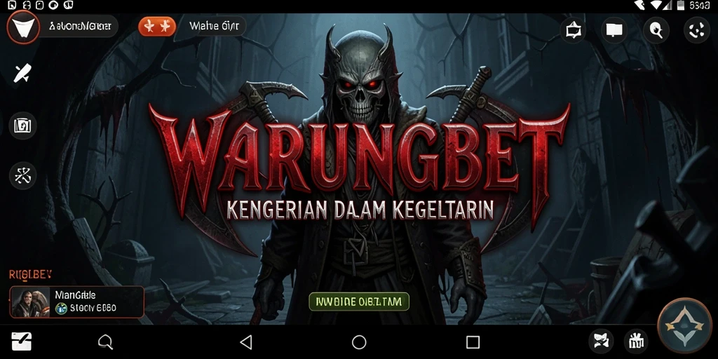 Tampilan menegangkan dari gameplay HORROR di WARUNGBET.